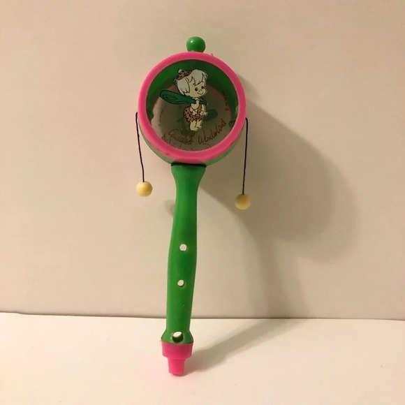 Vintage 1987 Flintstones Bam Bam Canadas Wonderland Drum Toy Rattle - Picture 2 of 13